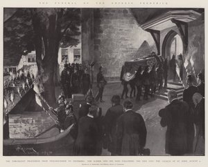 El funeral de la emperatriz Frederick